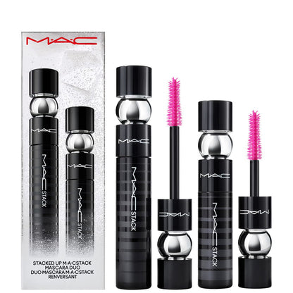 MAC Stacked Up MACStack Mascara Duo Black NIB