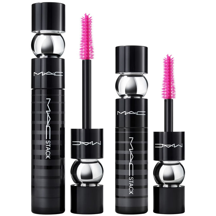 MAC Stacked Up MACStack Mascara Duo Black NIB