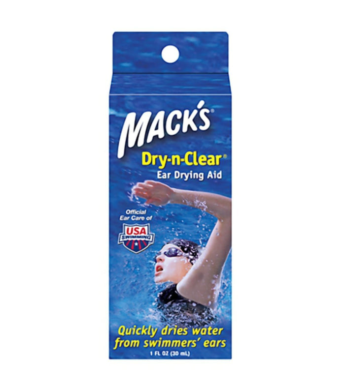 Packaging Mack’s Dry-n-Clear Ear Drying Aid
