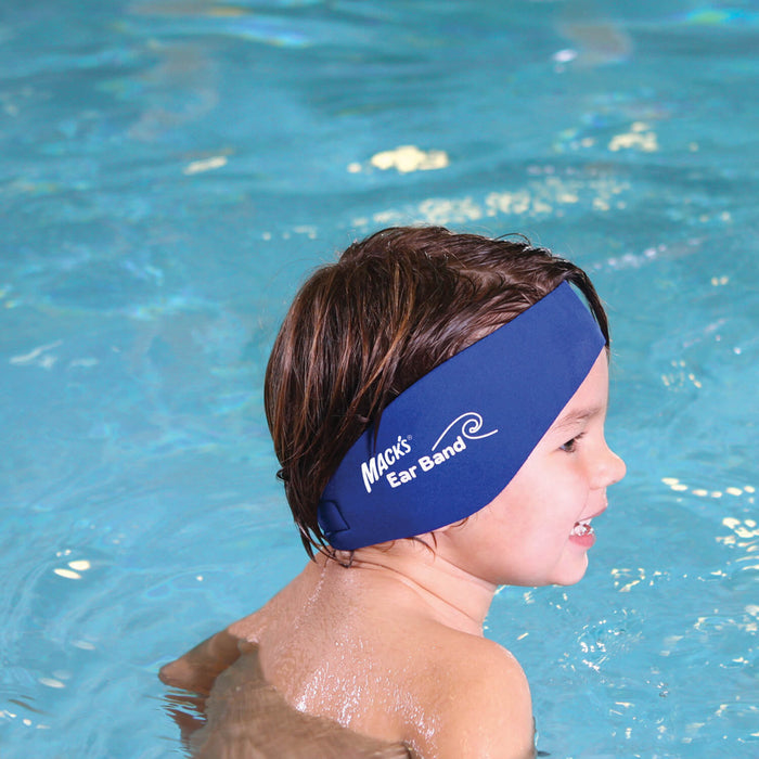 Kid Wearing Headband for Swimming