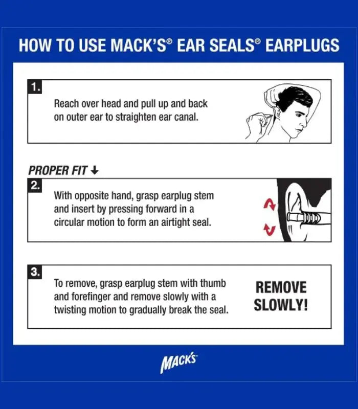 Macks Ear Seals Earplugs 6