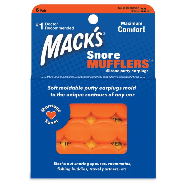 Macks Snore Mufflers Silicone Putty Earplugs
