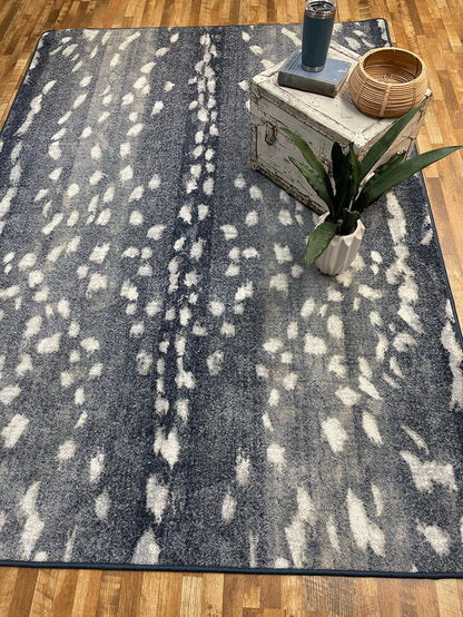 Image of an area rug, Mafaldi Axis Hide - Blue