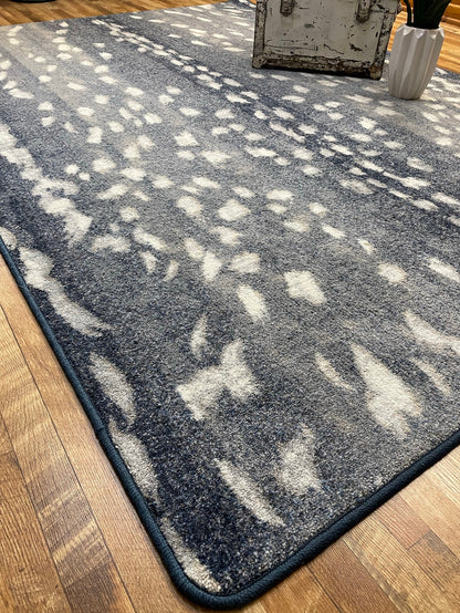 Image of an area rug, Mafaldi Axis Hide - Blue