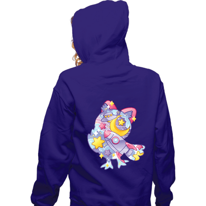 Zippered Hoodies, Unisex / Small / Violet