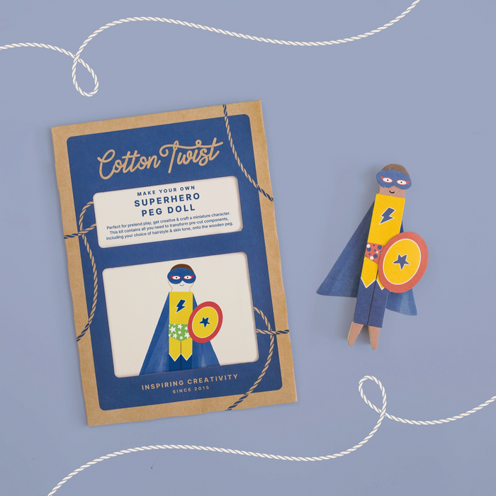 Superhero Peg Doll