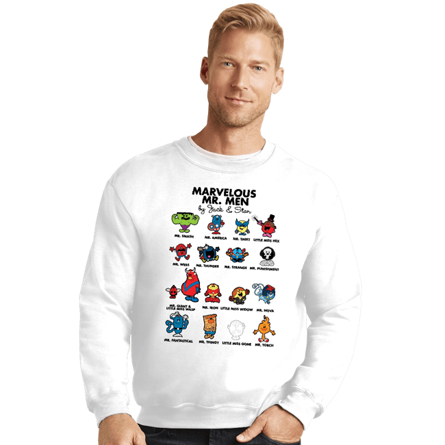 Crewneck Sweater, Unisex / Small / White