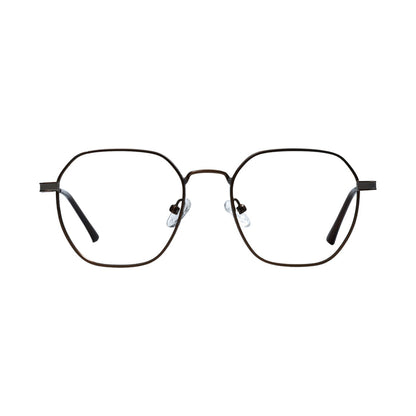 Matt Black Geometric Full Rim