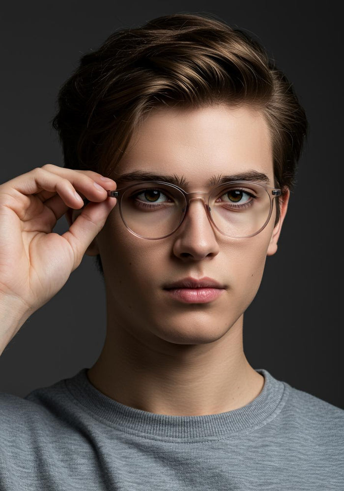 Matt Orange Round Full Rim