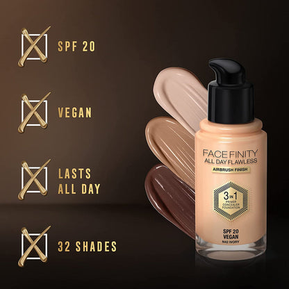 Max  Factor All Day Flawless Foundation Ivory
