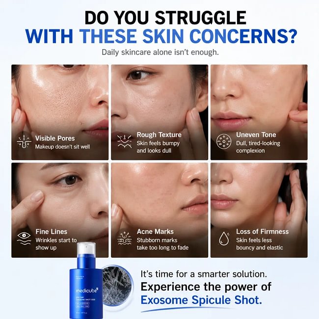 [medicube] Zero Exosome Spicule Shot Serum Skincare Aha Ampoule