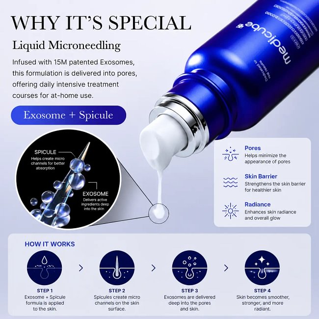 [medicube] Zero Exosome Spicule Shot Serum Skincare Aha Ampoule