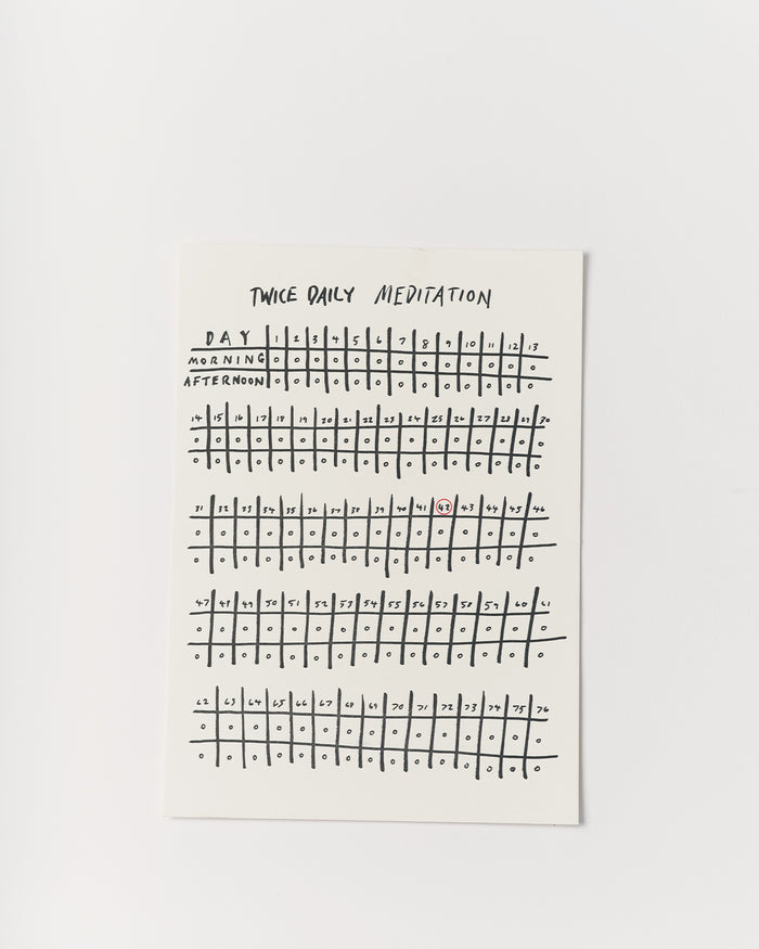 Meditation Chart