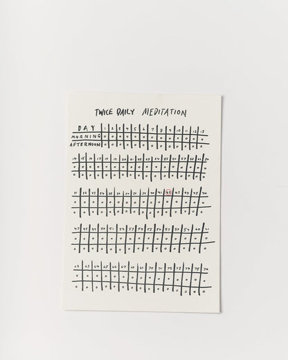 Meditation Chart
