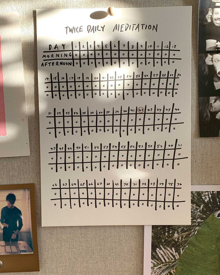 Meditation Chart