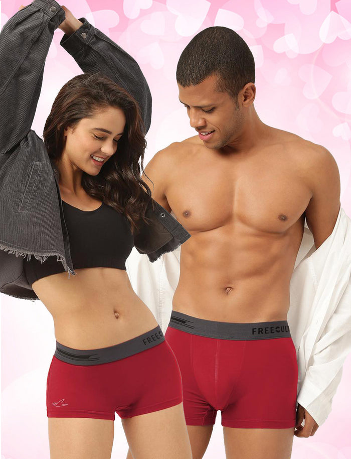 Men's Trunk & Women's Boy Shorts (Pack of 2)