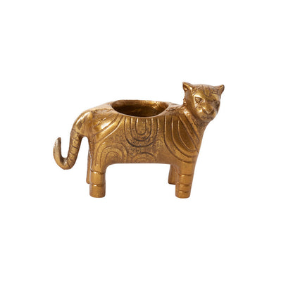 Metal Tiger Planter