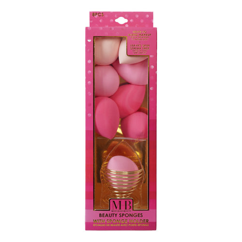 MHB Beauty Sponge with Holder Set 8pk