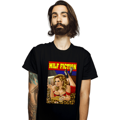 Secret_Shirts T-Shirts, Unisex / Small / Black Milf Fiction