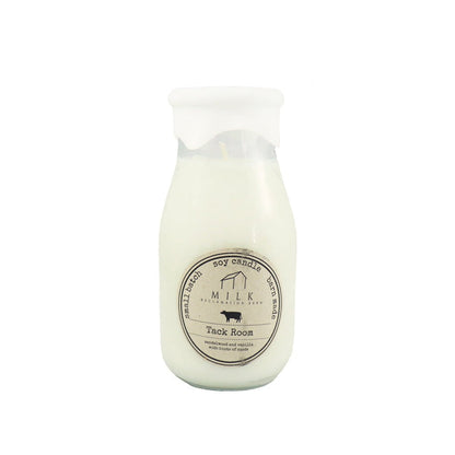 Reclaimed Milk Jar Scented Soy Wax Candle - Rustic Scented Candles - Candlestock.com