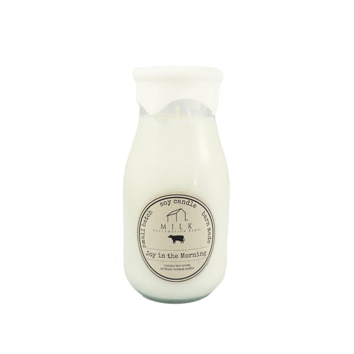 Soy Wax Scented Candles - Reclaimed Milk Jar Candle - Candlestock.com