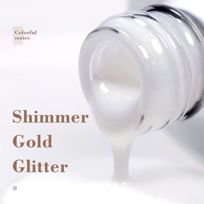 RARJSM ® Milky White Shimmer Gel Nail Polish 15ml #531