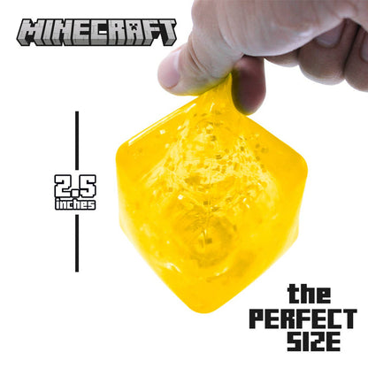 Minecraft Jelly Cube Squishy Toy Mystery Box in Display