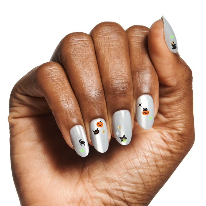 Mini & Me Mani Set - Halloween Nails with Cats