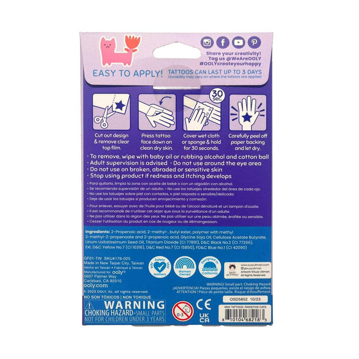 Mini Tattoo Palooza Temporary Tattoos