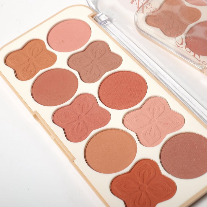 Shop Miss Rose 10-Colors Blusher Palette Online in Pakistan