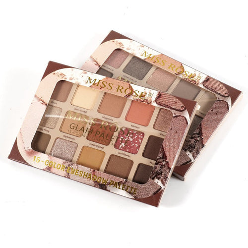 Missrose 15-Color Glam palette