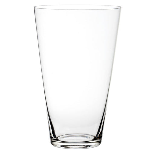 MODERN TAPERED GLASS VASE