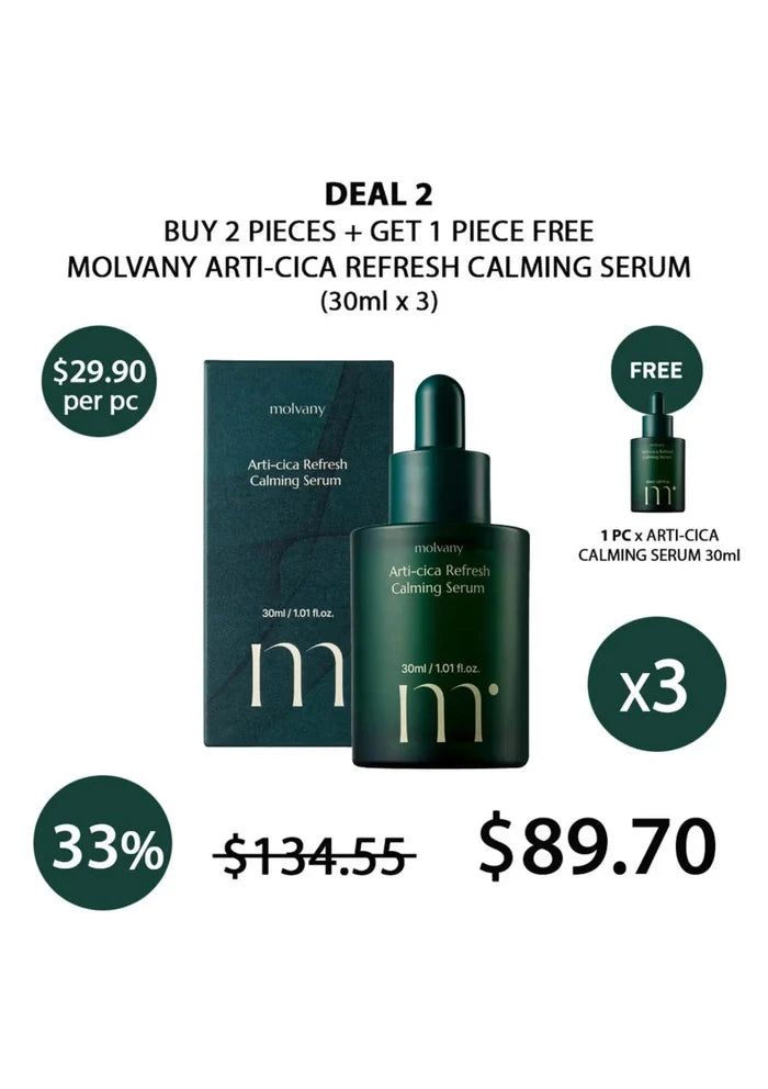 (BUY 2+1 FREE)  MOLVANY ARTI CICA CALMING SERUM