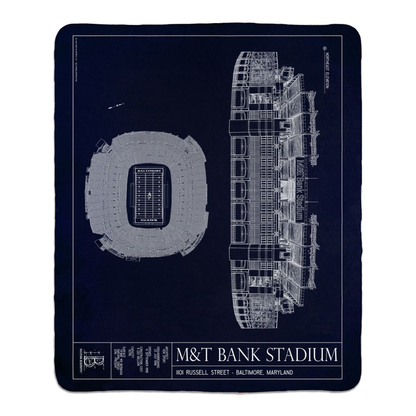 M&T Bank Fleece Sherpa Blankets