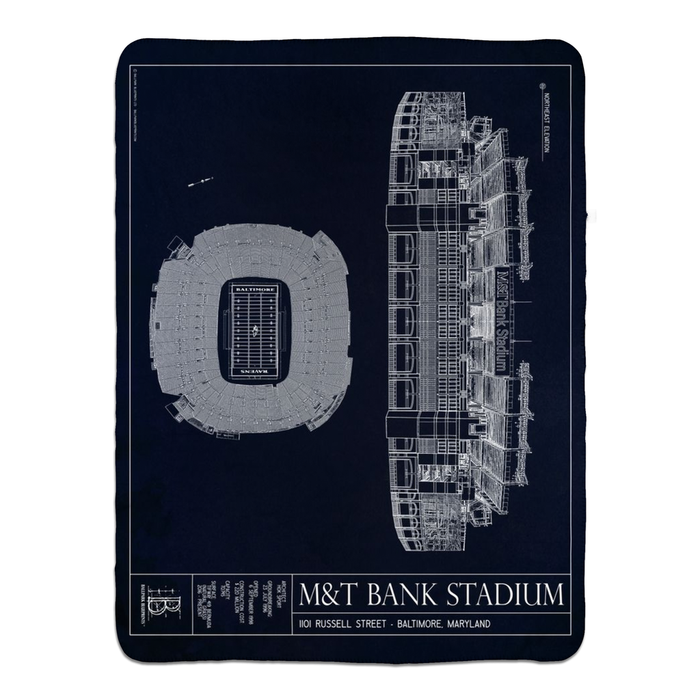 M&T Bank Fleece Sherpa Blankets