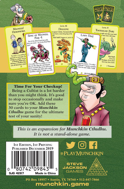 Munchkin Cthulhu: Sanity Check
