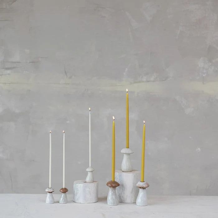Mushroom Tiny Taper Candle Holder
