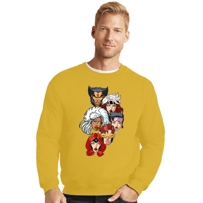 Crewneck Sweater, Unisex / Small / Gold