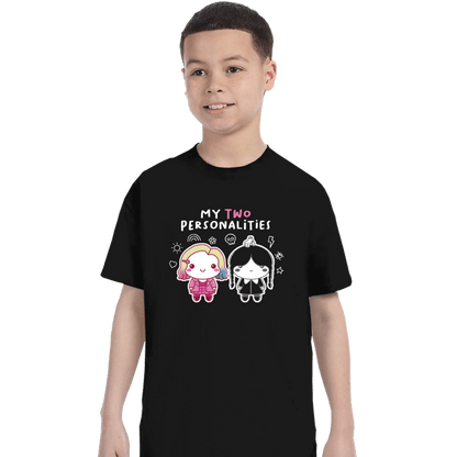 Daily_Deal_Shirts T-Shirts, Youth / XS / Black My Two Personalities