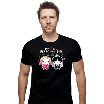 Daily_Deal_Shirts Fitted Shirts, Mens / Small / Black My Two Personalities