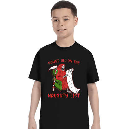 Secret_Shirts T-Shirts, Youth / XS / Black Naughty List