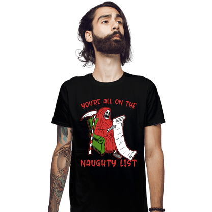 Secret_Shirts Fitted Shirts, Mens / Small / Black Naughty List