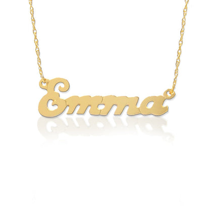 Necklace-Small Script Name