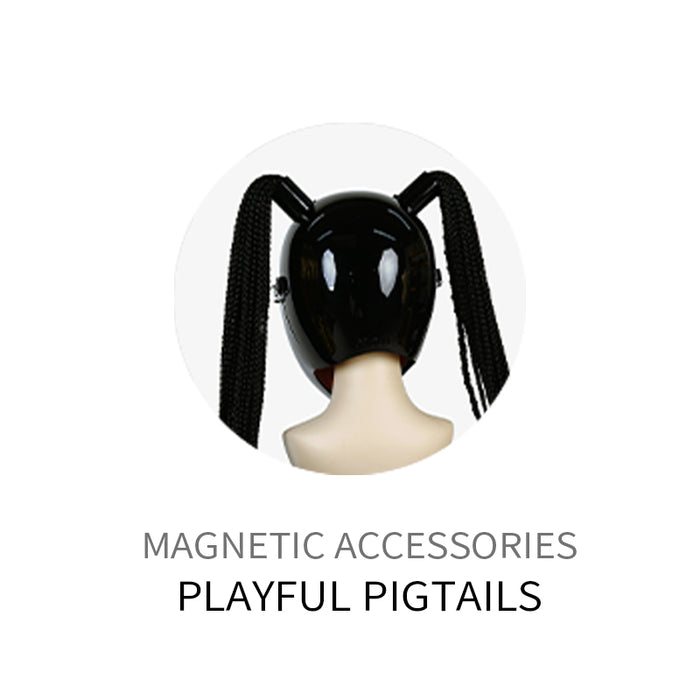 Magnetic accessories:Playful ponytails