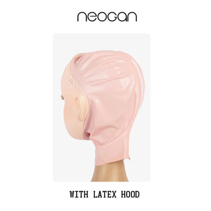 With  latex hood / Without Gag / M（52-58cm）