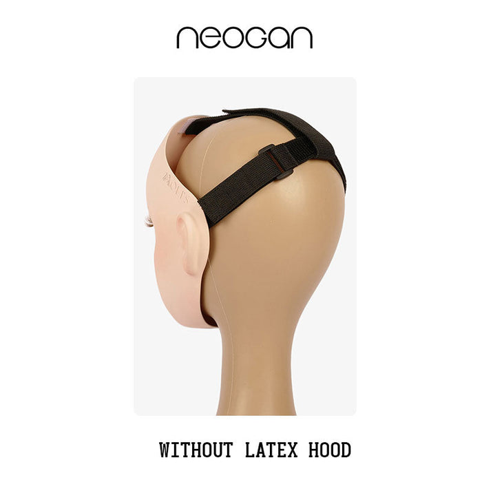 Without latex hood / Without Gag / M（52-58cm）
