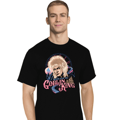 Daily_Deal_Shirts T-Shirts, Tall / Large / Black Never Fear The Goblin King
