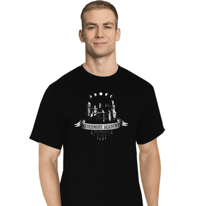 Daily_Deal_Shirts T-Shirts, Tall / Large / Black Nevermore Academy