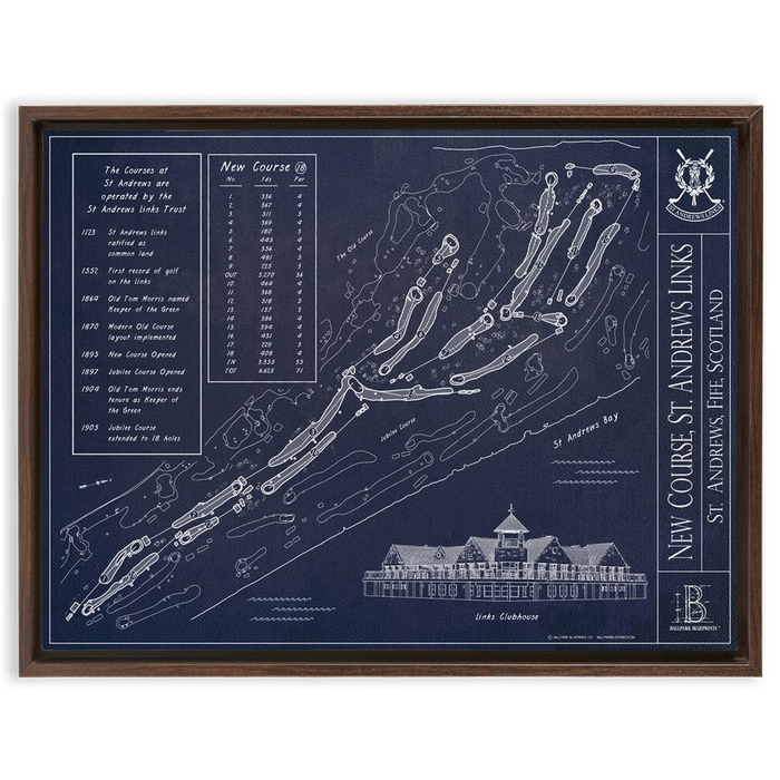 Framed Canvas - Large - Walnut