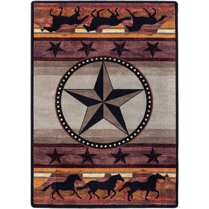 Image of an area rug, Night Stampede - Desert